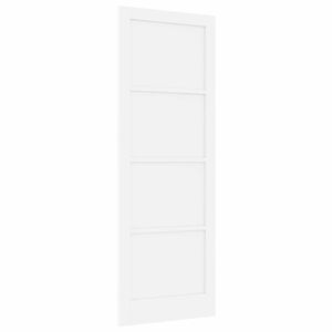 vidaXL Ușă de interior Alb 83 x 232 cm placaj