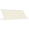 vidaXL Copertină retractabilă, crem, 350x150 cm, țesătură și oțel