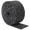 vidaXL Rola de granule de cauciuc Negru 1000 x 10 x 0,8 cm Cauciuc