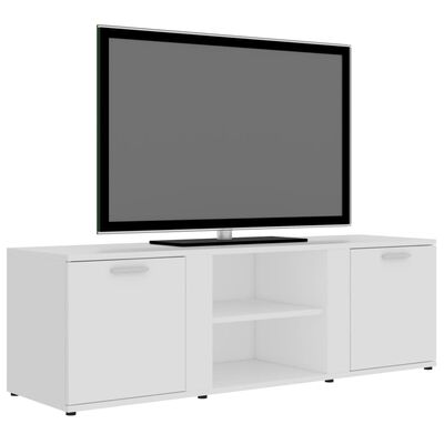 vidaXL Comodă TV, alb, 120 x 34 x 37 cm, PAL