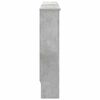 vidaXL Capac pentru radiator Gri din beton 112 x 19 x 81,5 cm