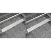 vidaXL Rigolă liniară de duș, 2 buc. 830x140 mm oțel inoxidabil, linii