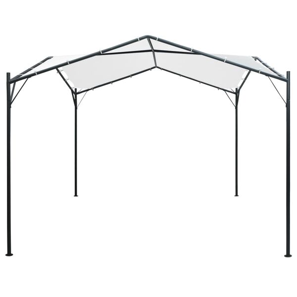 vidaXL Pavilion, alb, 3 x 3 x 2,6 m, 180 g/m²