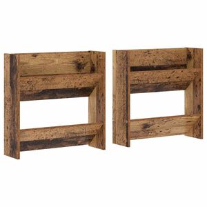vidaXL Dulap pentru pantofi 2 buc. 60 x 18 x 60 cm Lemn prelucrat