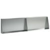 vidaXL Zid de sprijin 2 buc. 80 x 12 x 50 cm Oțel Galvanizat Argintiu