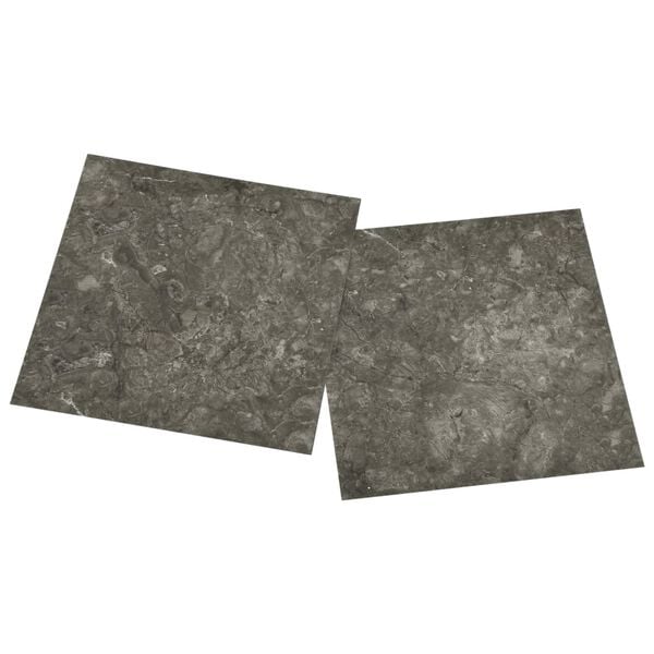 vidaXL Plăci de pardoseală autoadezive, 20 buc., gri, PVC, 1,86 m²