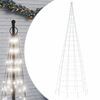 vidaXL Pom de Crăciun LED 550 LED-uri Alb Rece 300 cm