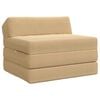 vidaXL Canapea Pat Pliabilă Verde deschis gri 200 x 70 x 10 cm