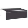 vidaXL Cortina Retractabilă Antracit 400 x 200 cm