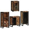 vidaXL Set de mobilier pentru baie 4 buc. Multicolour 55 x 35 x 60 cm