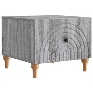 vidaXL Masă de cafea Sonoma gri 49 x 50 x 40 cm Lemn prelucrat