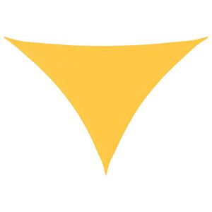 vidaXL Parasolar, galben, 3x3x4,24 m, țesătură oxford, triunghiular