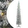vidaXL Brad de Crăciun artificial Verde 300 cm PVC și oțel și plastic