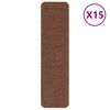 vidaXL Tălpici Antiderapante pentru Trepte 15 pcs Galben 75 x 20 cm PP