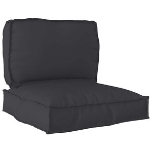 vidaXL Set de perne pentru palet 2 pcs Negru Material Oxford