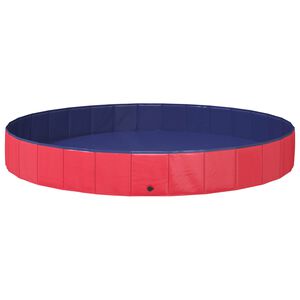 vidaXL Piscină pentru copii &Oslash;300 x 38 cm Rotund pentru Roșu