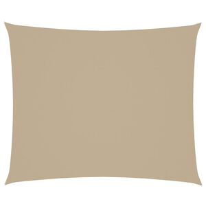 vidaXL Parasolar din țesătură oxford, dreptunghiular, 4 x 6 m, bej
