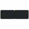 vidaXL Pernă pentru tăblie de pat, negru, 160 cm, material textil