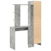 vidaXL Birou 2 pcs Gri din beton