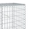 vidaXL Coș gabion cu capac, 1000x50x100 cm, fier galvanizat