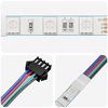 vidaXL Bandă LED 2 pcs Negru și Multicolor 1745 mm Cupru și Plastic
