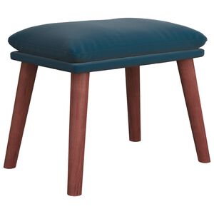 vidaXL Taburet, albastru, 45x29,5x35 cm, catifea