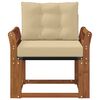 vidaXL Set de canapele de exterior Lemn solid de Acacia și Textilene
