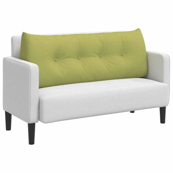 vidaXL Perna pentru spate Verde deschis 120 x 24 x 50 cm țesătură