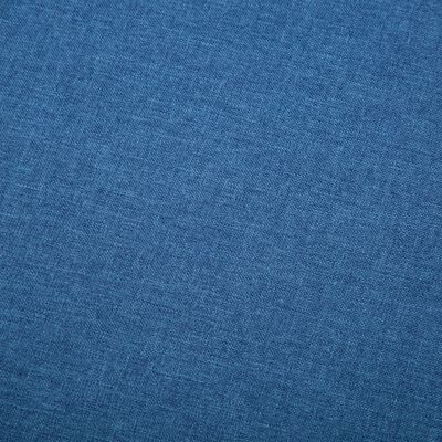 vidaXL Canapea cu 3 locuri, tapițerie textilă, 172x70x82 cm, albastru