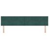 vidaXL Tăblie cap cu headboard Verde &icirc;nchis 200 cm Catifea
