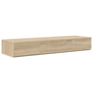 vidaXL Birou de studio Stejar Sonoma 152 x 40 x 19,5 cm Lemn prelucrat