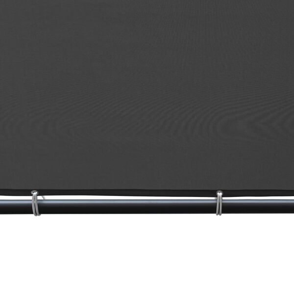 vidaXL Pavilion cu acoperiș înclinat 400x400x270 cm antracit 180 g/m²