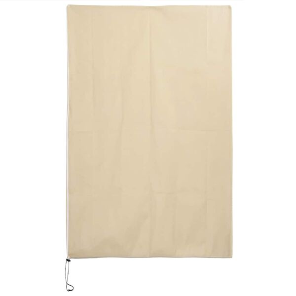 vidaXL Protecție de fleece plante cu fermoar, 2 buc, 70 g/m&sup2;, 1x1,55 m