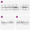 vidaXL Set de canapele de exterior 7 pcs natural Lemn Solid de Acacia