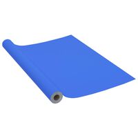 vidaXL Folie mobilier autoadezivă, albastru extralucios, 500x90cm, PVC