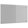 vidaXL Panou de bucătărie Gri deschis 70 x 40 cm sticlă securizată