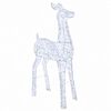 vidaXL Ren de Crăciun LED tip figurină LOVIISA 900 LED-uri Alb rece