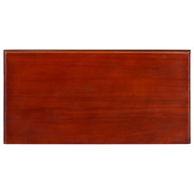 vidaXL Masă consolă, maro clasic, 60 x 30 x 75cm, lemn masiv de mahon