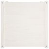 vidaXL Jardiniere de grădină 2 buc. alb 60x60x60 cm lemn masiv pin