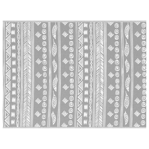 vidaXL Covor de exterior ARAKIL Gri 300 x 400 cm PP