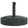 vidaXL Suport umbrelă pentru st&acirc;lpi &Oslash;38 / 48 mm, 25 kg, rotund