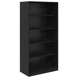 vidaXL Dulap Stejar Negru 100 x 50 x 200 cm Lemn prelucrat