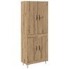 vidaXL Bufet 2 buc. Stejar Artizanal 69,5 x 34 x 180 cm Lemn prelucrat