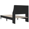 vidaXL Cadru de pat cu headboard Negru 80 x 200 cm Catifea