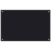 vidaXL Panou antistropi de bucătărie, negru 80x50 cm sticlă securizată