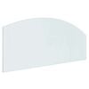 vidaXL Placă de sticlă pentru semineu Transparent 120 x 50 cm Sticlă
