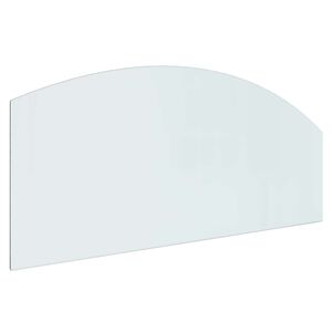 vidaXL Placă de sticlă pentru semineu Transparent 120 x 50 cm Sticlă