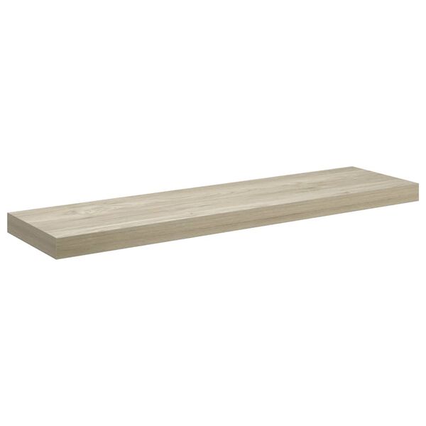 vidaXL Raft de perete suspendat, stejar, 90x23,5x3,8 cm, MDF