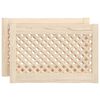 vidaXL Uși de dulap cu zăbrele 2 buc. 59,5x39,5 cm, lemn masiv de pin