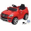 vidaXL Mașinuță electrică Mercedes Benz ML350, roșu, 6 V